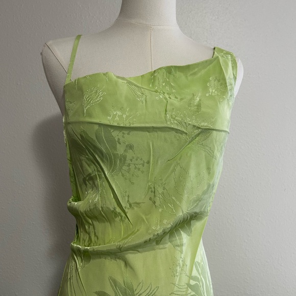 For Love And Lemons Light Green Llana Midi Dress - Picture 6 of 10